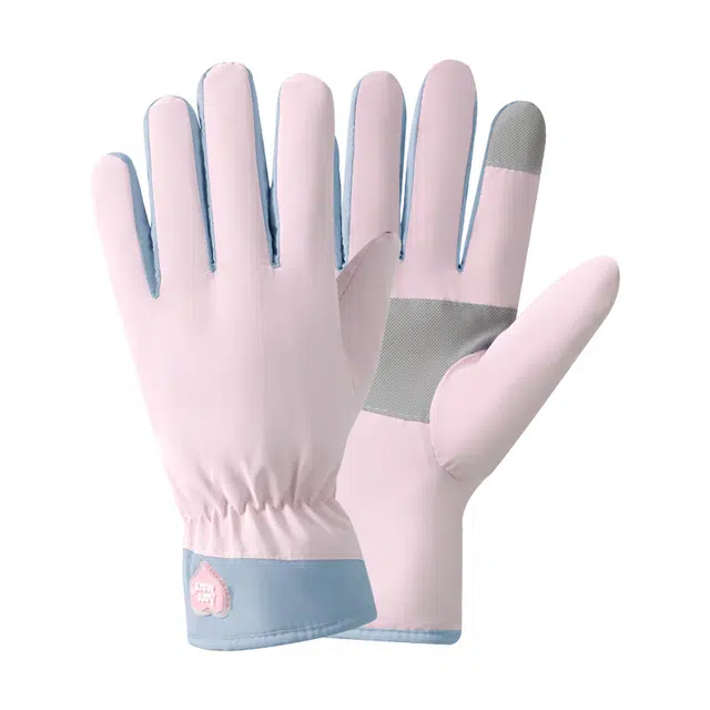 南极人 骑行电动车冬季加绒防寒开车防滑触屏户外骑车玩雪防泼水东北御寒防风 加厚 保暖手套 女款