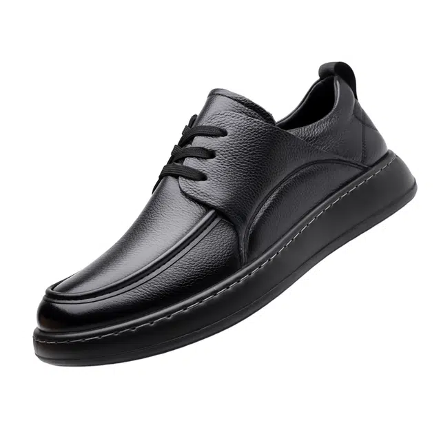 牛皮革 软底舒适防滑时尚百搭商务 男士休闲鞋 男款