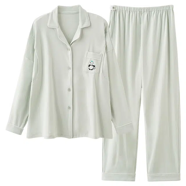 俏薇妮 德绒冬季月子服哺乳女孕妇产妇产后待产服睡衣套装 女款