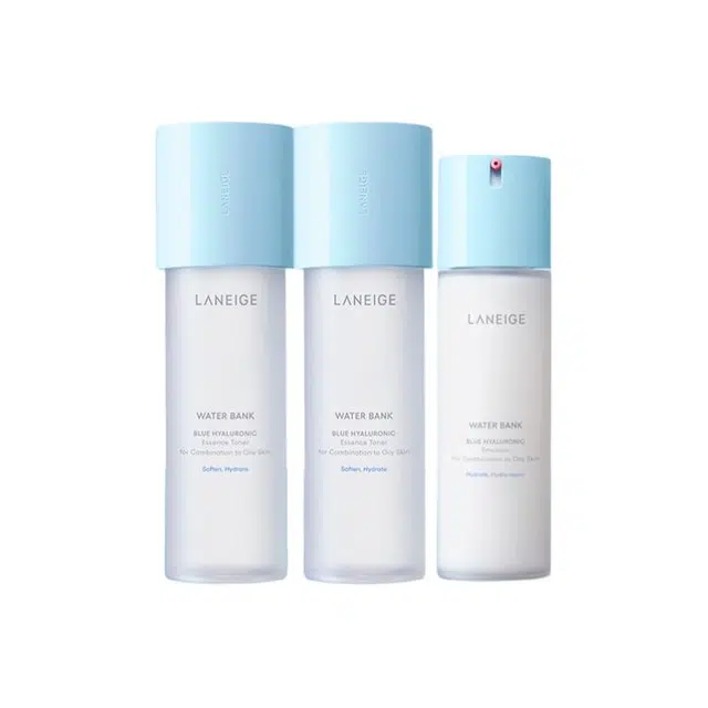 兰芝 新水酷小蓝盾护肤套装 舒缓维稳 四件套