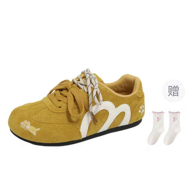 乐乐鱼 百搭小众休闲运动通勤日常 增高 低帮 板鞋 女