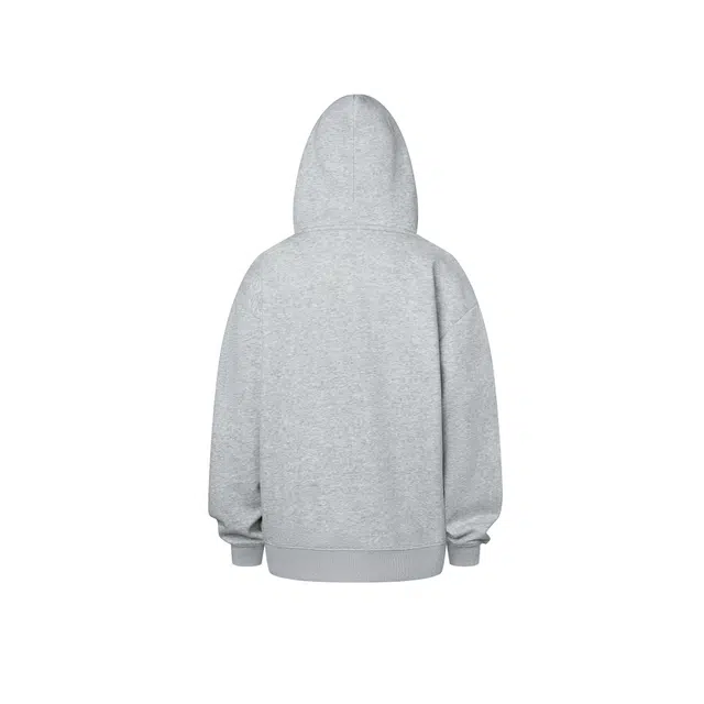 煦加 简约高级小众文艺国潮复古文字“道阻且长”篆字体创意刺绣设计舒适宽松休闲无性别主义百搭长袖卫衣 男女同款