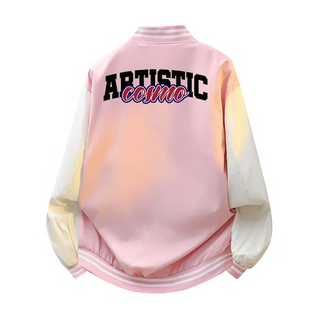 都市丽人 复古学院风宽松舒适百搭时尚棒球服夹克外套长袖保暖上装 男女同款