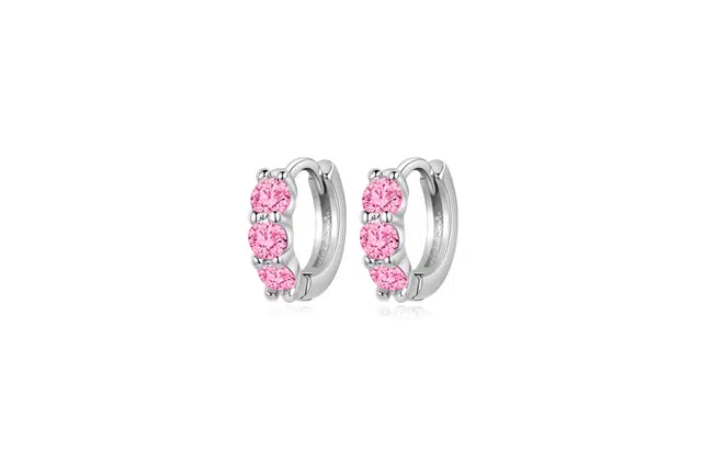 迎百宝 爆闪彩色超闪精致轻奢高级感三秒心动时尚耳饰百搭简约日常穿搭通勤 合金 耳环 男女同款情侣款