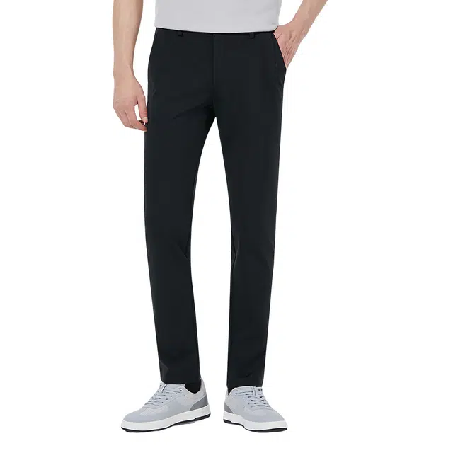 利郎 品味商务纯色舒适合体质感简约百搭弹力休闲裤 男款