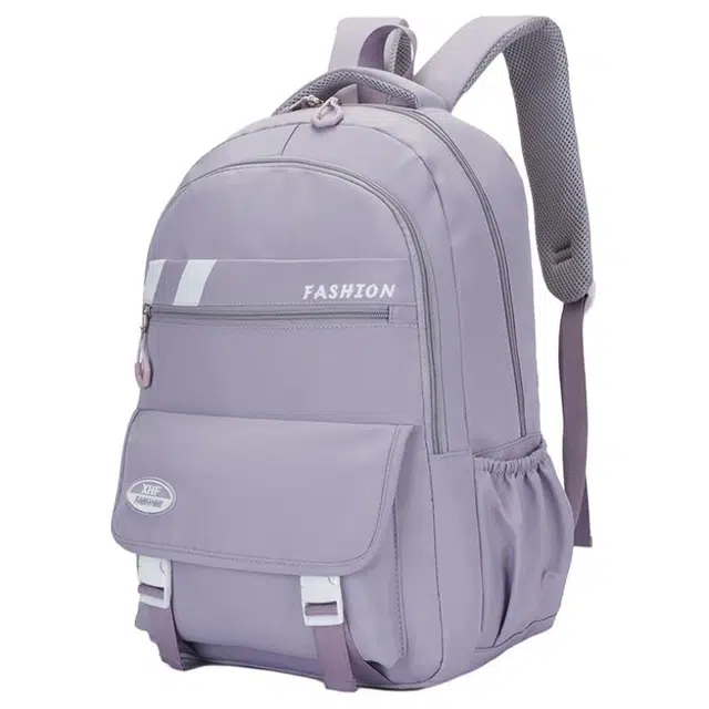 恒源祥 休闲初高中学生上课轻便透气防泼水大容量 尼龙 背包书包双肩包 男女同款情侣款 多色