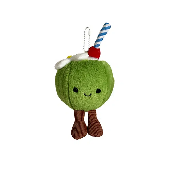 心水好物 玩偶包包配饰玩具椰子汁公仔挂饰 毛绒 挂件 男女同款情侣款