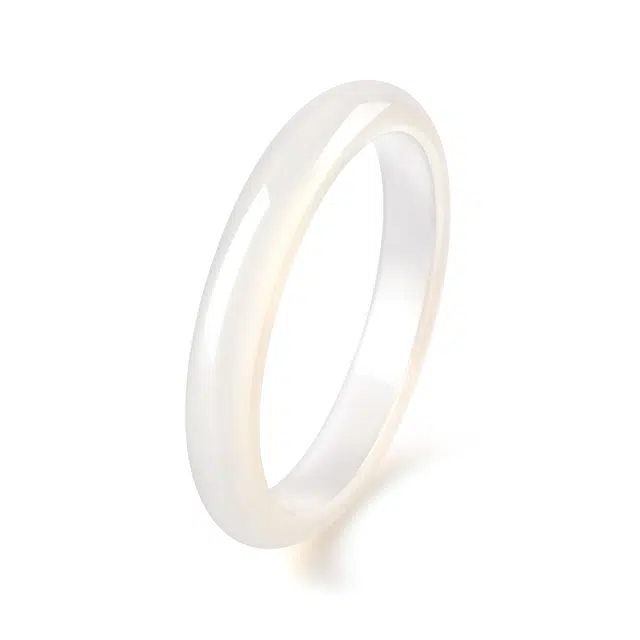 【经典白月光】 央创时尚 荔枝冻玉镯 气质优雅贵妃镯新中式国风小众古风东方莹润显贵简约百搭旗袍汉服好运 玉髓 手镯 女款