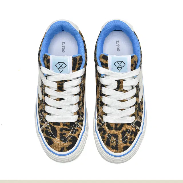 Z.SUO Classic Leopard Low Sneakers