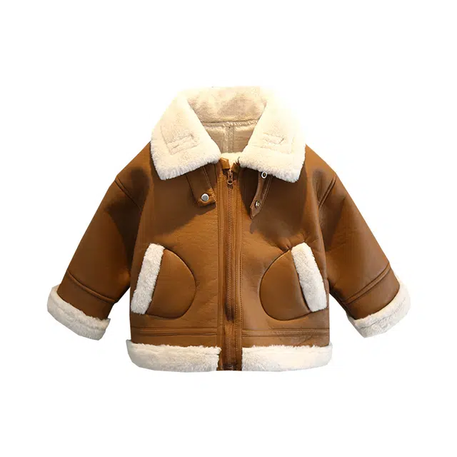 雅鹿夹克 时髦帅气舒适亲肤派克服外套 中小童