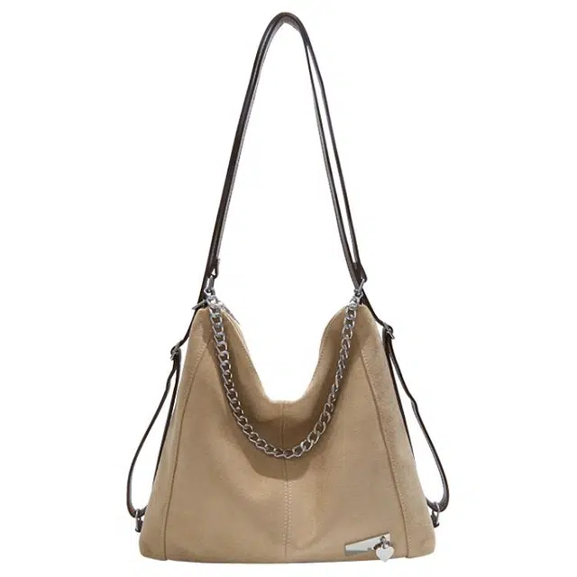 捷朗仕 通勤复古百搭 麂皮 双肩包 常规 女款 多色