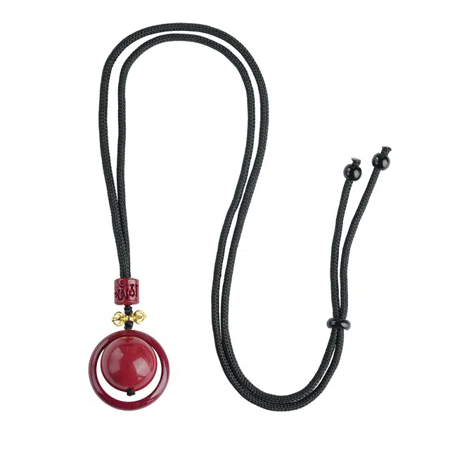 【布达拉宫文创】 布达拉宫 “朱”事喜乐坚毅宝杵鸿运随身#好运#平安 朱砂 吊坠 男女同款情侣款