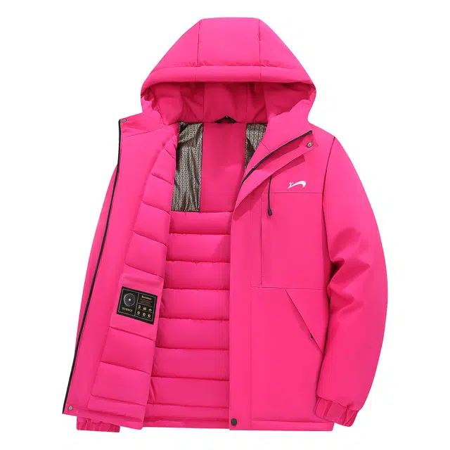 贵人鸟 暖盾系列 简约纯色百搭工装防风连帽加厚石墨烯蓄热舒适保暖棉服外套 男女同款