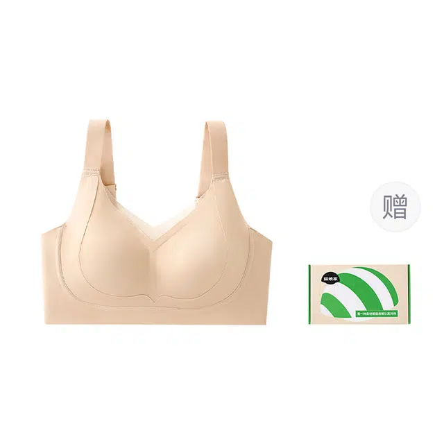 菇娘家 反重力提拉防下垂内衣聚拢舒适不勒无痕薄款透气大胸显小无钢圈胸罩文胸 女款