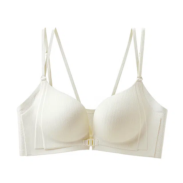 图兰朵 前搭扣聚拢小胸显大无痕上托收副乳防下垂无钢圈美背双肩带调整型文胸 女款