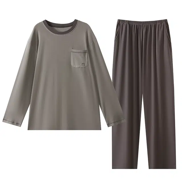 好福份 秋冬德绒保暖睡衣 男款