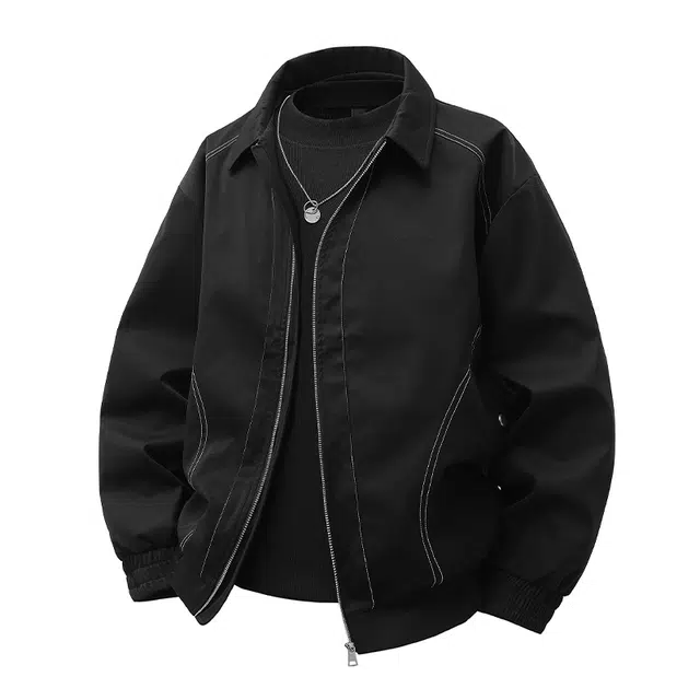 马员外 舒适百搭时尚潮流潮牌潮外套登山服潮牌复古帅气防风夹克 男款