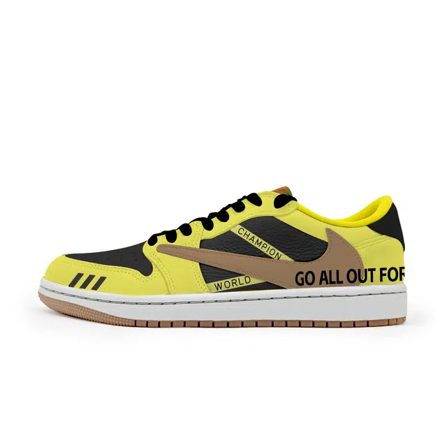 Travis Scott x Air Jordan 1 Low OG "Black Yellow Brown"