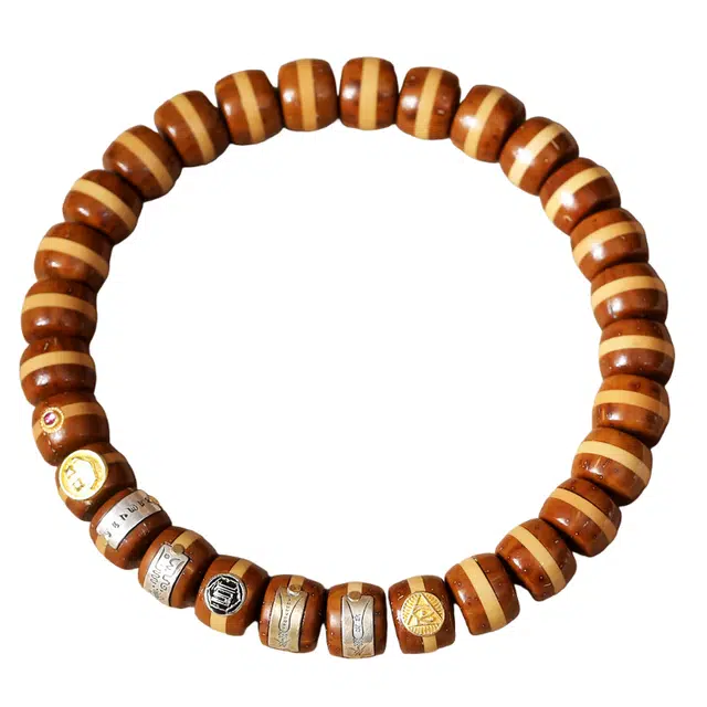 子婳 诸事顺利平安吉祥一线天招财鼠菩提子佛珠念珠文玩盘玩新中式国潮轻奢优雅气质高级感手饰#好运 紫金鼠 手串 男女同款情侣款