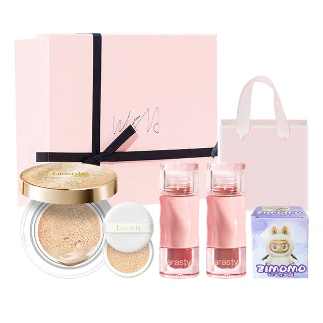拉雅时代 初学者彩妆套装礼盒 持久易上色服帖自然 眼影盘唇釉气垫通勤日常妆持妆