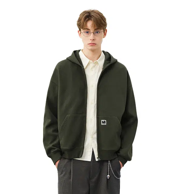 714STREET Basic Hoodie Fleece