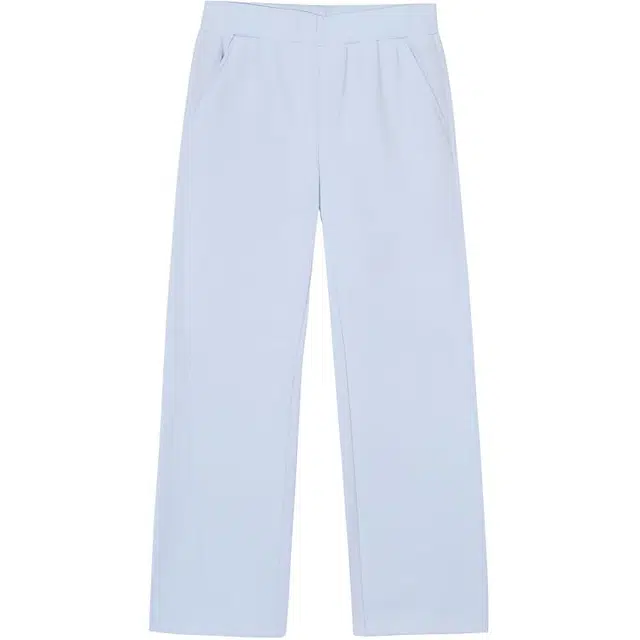 超级安踏 休闲简约纯色加绒宽松直筒针织运动裤 女款