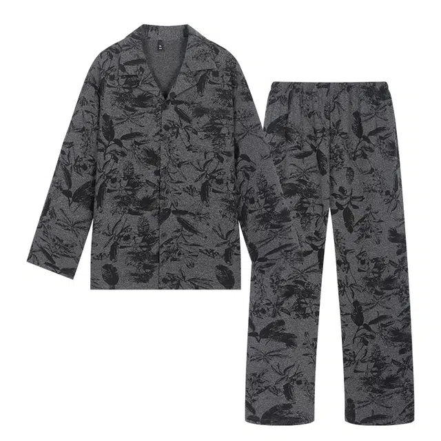 好福份 长袖长裤国风家居服套装 男款