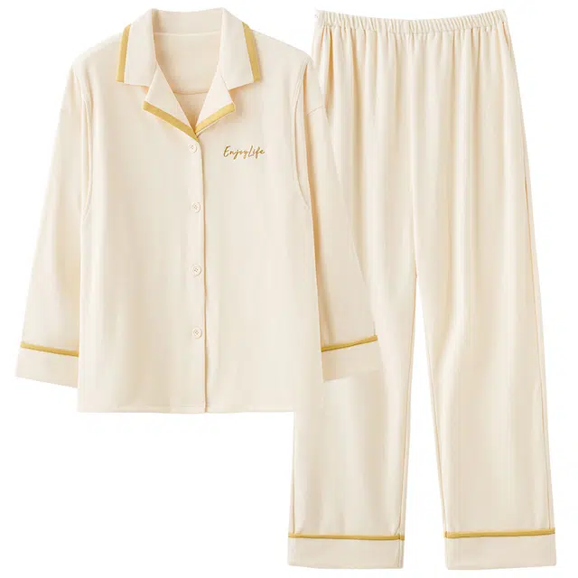 俏薇妮 月子服孕妇怀孕期春秋款产后哺乳产妇待产服睡衣套装 女款