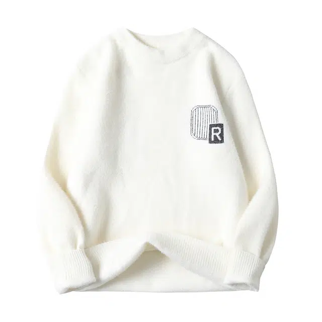 海尔斯 保暖长袖潮流印花针织衫 男款