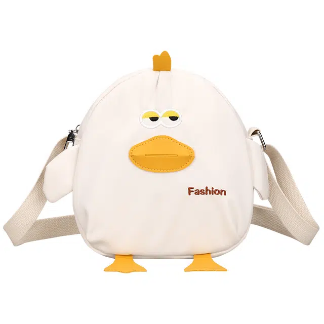 度森袋鼠 可爱斜跨小清新学生软妹卡通小鸡包日系 尼龙布 斜挎包 常规 男女同款情侣款 多色