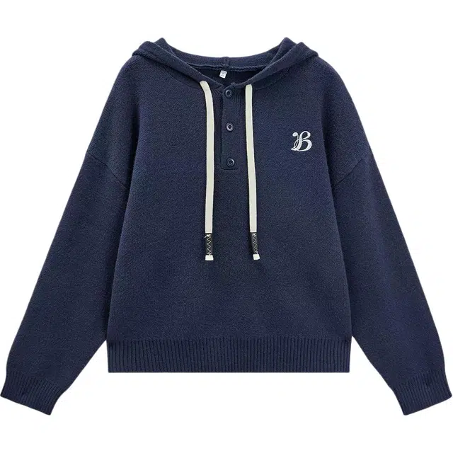 爱依服 简约休闲风通勤长袖套头卫衣 女款