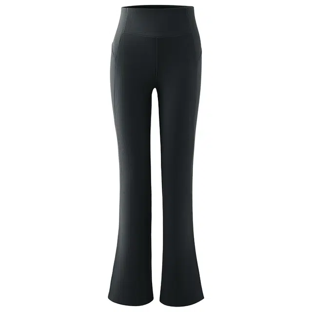 蕉下 显瘦女士高弹高暖百搭早秋修身防晒暴走立体塑腰提臀喇叭裤运动裤 女款