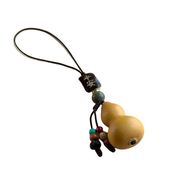 聆听花开 平安牌福禄好运饰创意手机 葫芦 钥匙扣 男女同款情侣款