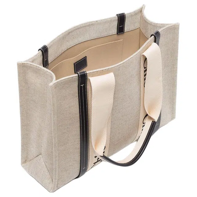 Chloe Woody Logo Tote
