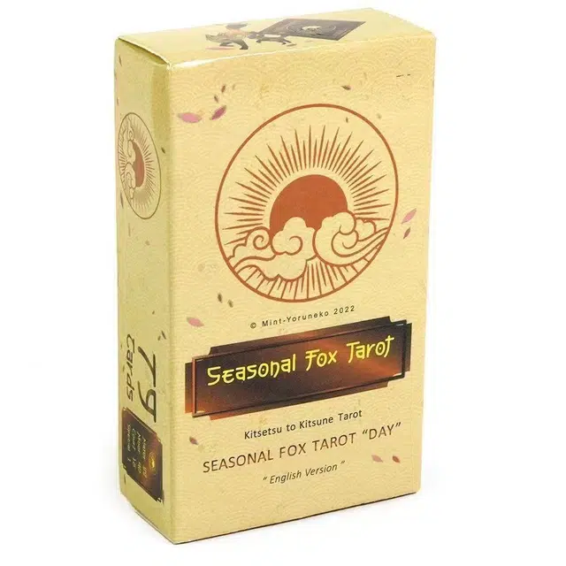启启 季节狐狸卡牌  动物塔罗牌 其他桌游