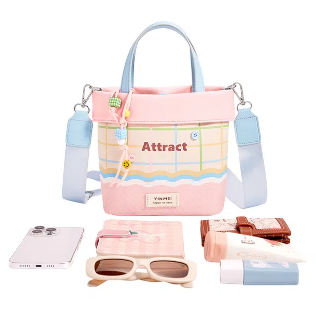 音魅 多巴胺 合成革 手提包 常规 女款 多色