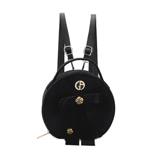 阿玛尼【定制化妆包】暗夜蝶语 贵气 复古摩登 日常丝绒双肩包背包