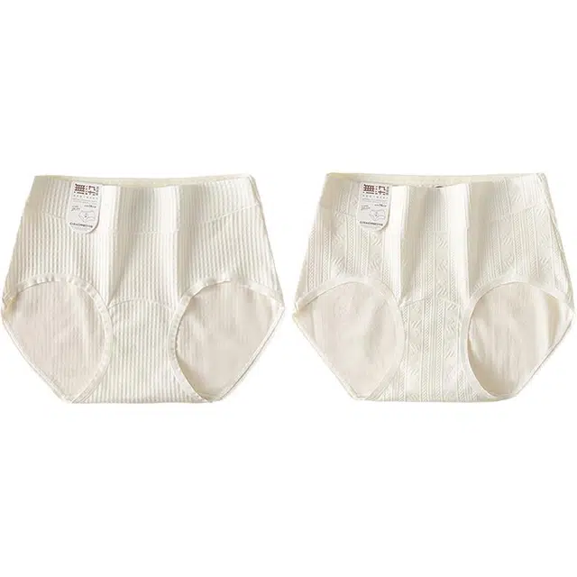 草本初色 少女纯棉中腰短裤全棉裆日系学生无痕透气舒适包臀不卡裆贴肤裸感加长裆三角内裤 女款