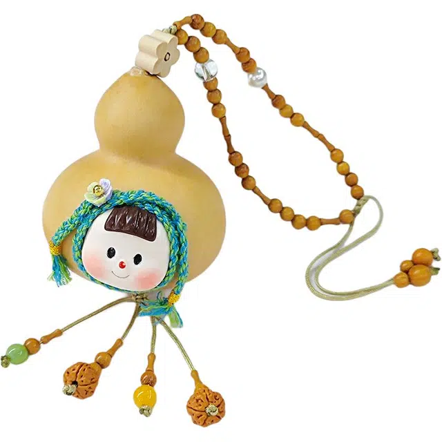 得笙陌 可爱挂饰创意汽车挂好运国潮 葫芦 挂件 男女同款情侣款