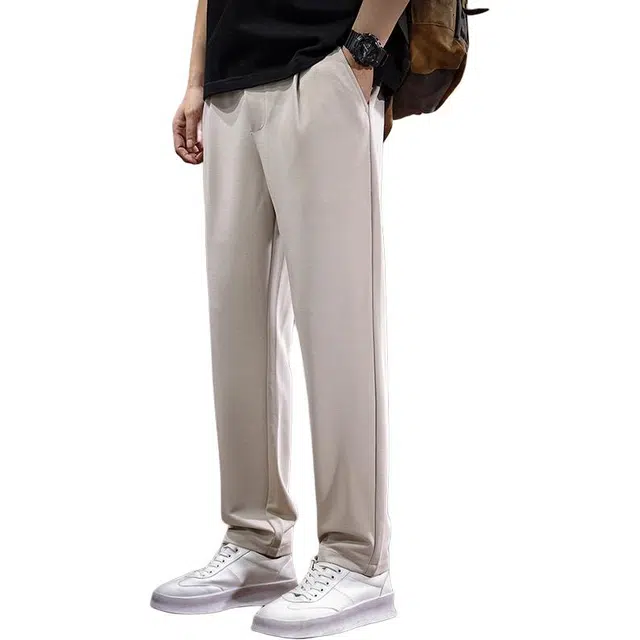 遨宇 美式复古经典简约潮流商务通勤极简风弹力运动百搭户外休闲裤 男款