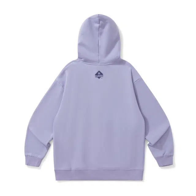 BURNIN Hoodie Square Logo Print