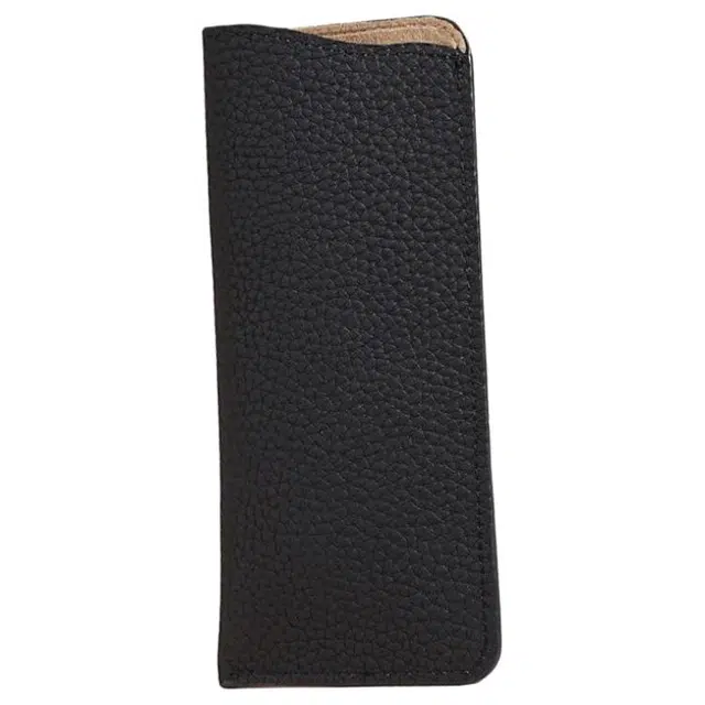 掐尖 纯色时尚潮流洋气简约 头层牛皮  眼镜包 常规 男女同款情侣款 多色