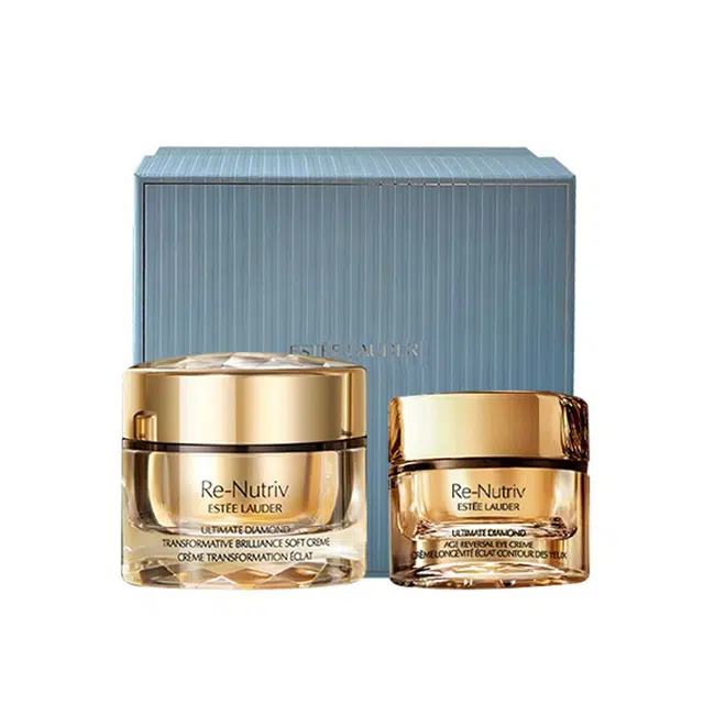 雅诗兰黛 礼盒装白金级蕴能黑钻光璨护肤套装 舒缓保湿