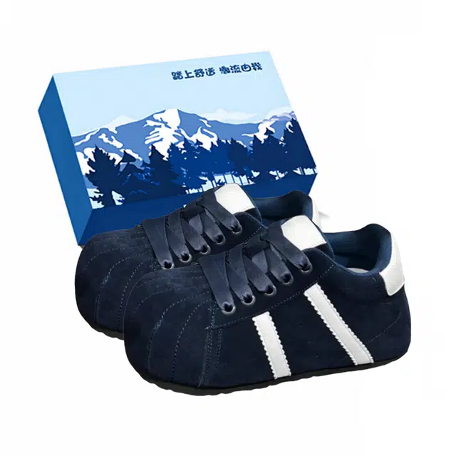 小鹿米利 厚底泡泡通勤大头丑萌娃娃 低帮 板鞋 女款