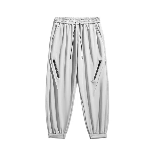 海尔斯 简约束脚运动宽松百搭系带休闲裤 男款