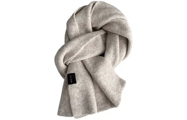 优幽兰 韩版休闲简约纯色高级感加厚保暖时尚百搭氛围感防风防寒针织护颈日系穿搭 聚酯纤维 绒线围巾 男女同款情侣款