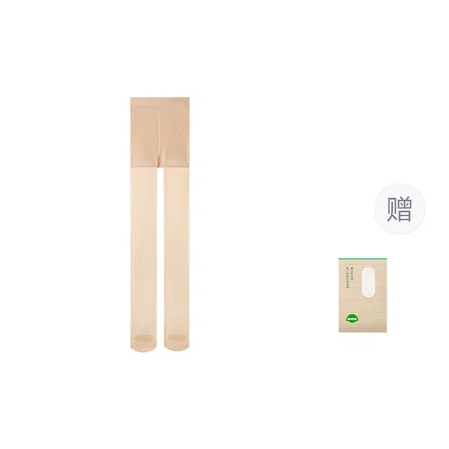 菇娘家 大码薄款防勾黑丝高弹不掉裆遮瑕耐穿舒适隐形无痕裸感自然轻薄高透明打底连裤美肤性感丝袜 女款