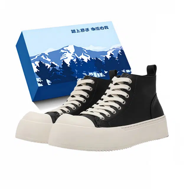 小鹿米利 厚底增高透气通勤大头鞋德比鞋休闲百搭情侣 低帮 板鞋 男女同款