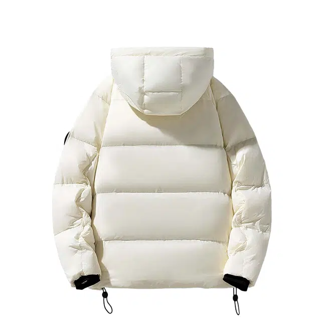 红豆 基础款纯色休闲防风保暖加厚户外运动日常通勤羽绒服外套 男女同款