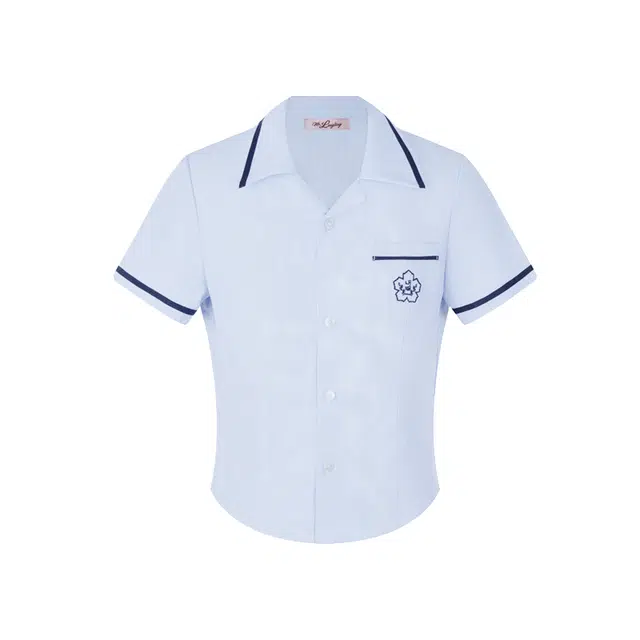 花铃太太 简约优雅通勤短袖衬衫 女款